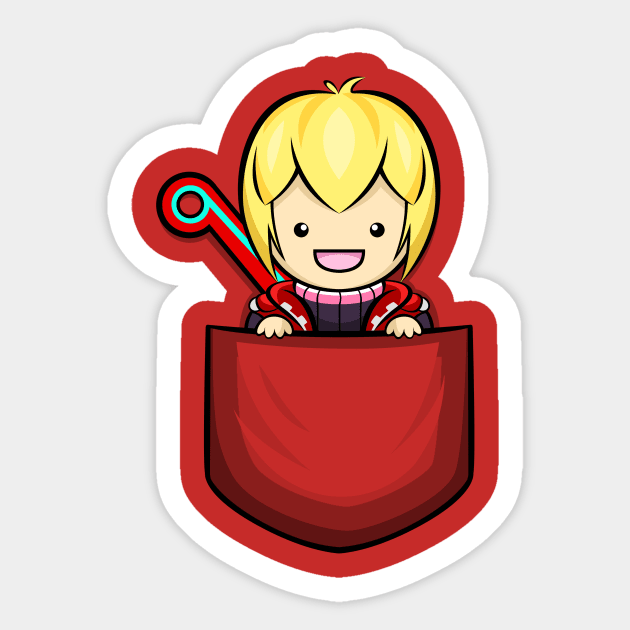 Pocket Shulk Sticker by Ninjendo